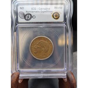 ICG Genuine Mexico 10 Centavos 1957 – World Numismatic Expedition – Certified